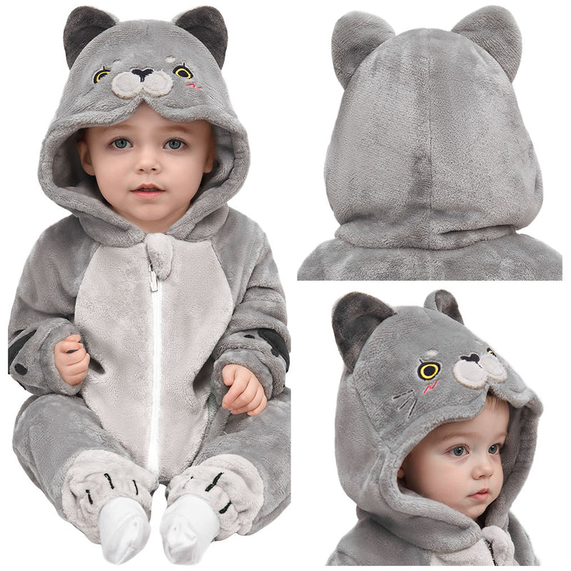 Baby‘s Cat jumpsuit - animal series onesie - OLAOLA Original design