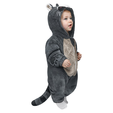 Baby‘s Raccoon jumpsuit - animal series onesie - OLAOLA Original design