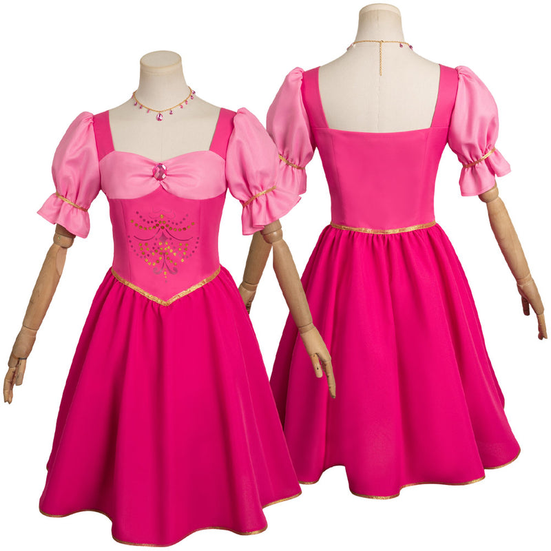 Barbie Cosplay Costume Outfits Halloween Carnival Suit pink dress cosplay Corinne