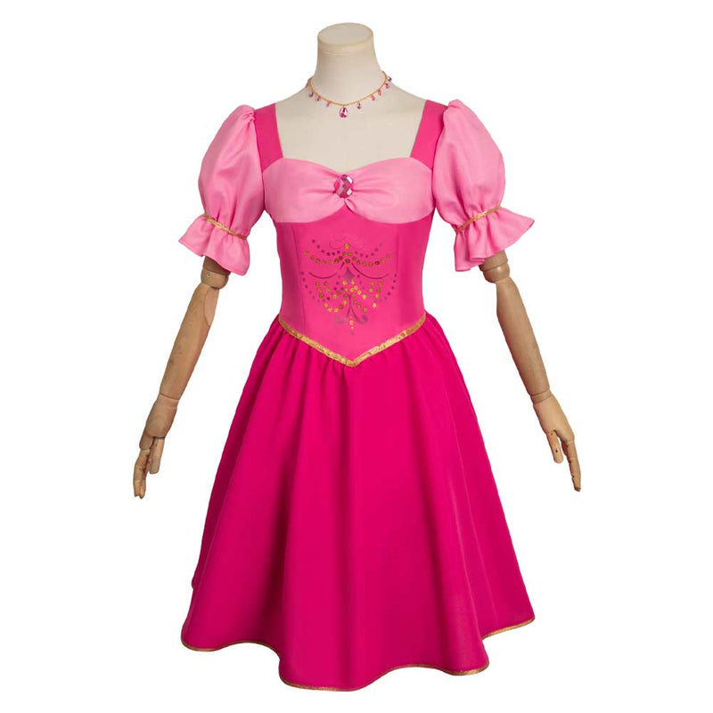 Barbie Cosplay Costume Outfits Halloween Carnival Suit pink dress cosplay Corinne