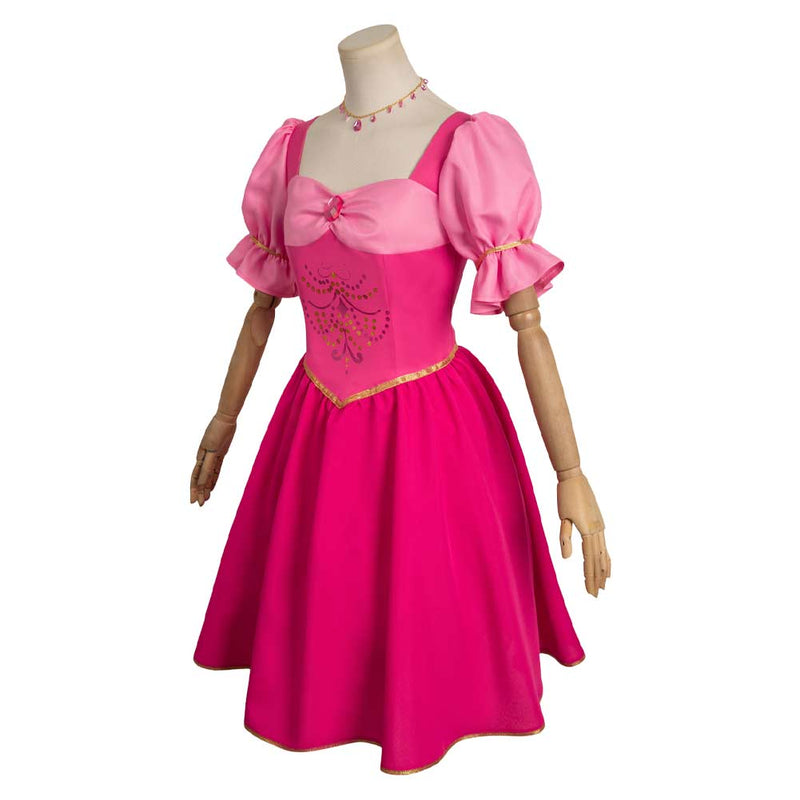 Barbie Cosplay Costume Outfits Halloween Carnival Suit pink dress cosplay Corinne