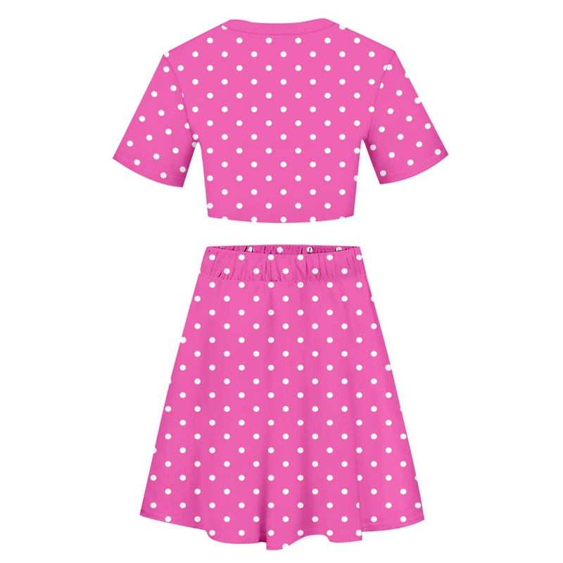 Barbie Polka Dot  Cosplay Costume Outfits Halloween Carnival Party Disguise Suit