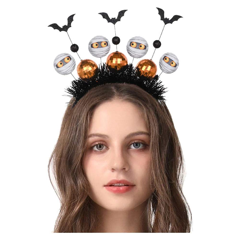 Bat Coaplay Headband Hair Band Women Girls Dance Headband Photo Props Head Hoop Halloween Costume Accessories