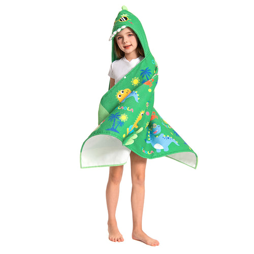 Beach Dinosaur Print - Children's Beach Towel Series - OLAOLA Original Design