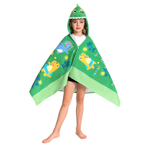 Beach Dinosaur Print - Children's Beach Towel Series - OLAOLA Original Design