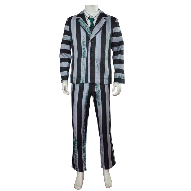 Beetle Juice  Cosplay Costume Outfits Halloween Carnival Suit