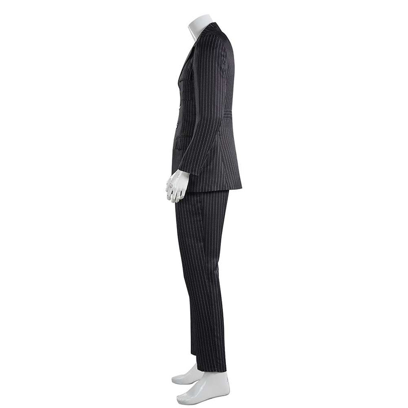 Beetlejuice Stripe Suit Cosplay Costume Men's Halloween Carnival Outfits