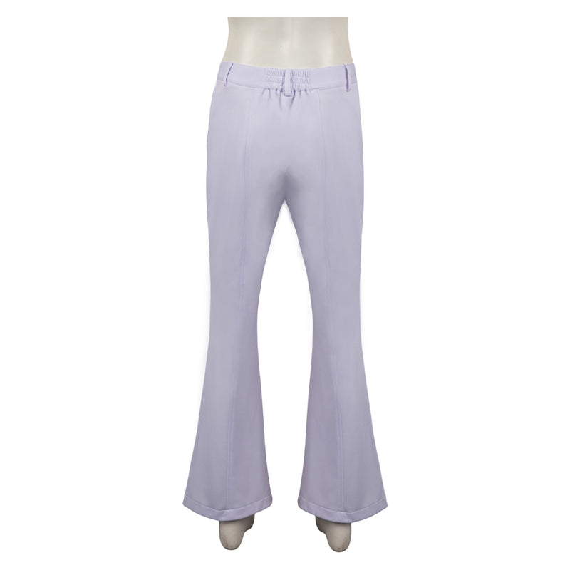 bell-bottoms white Retro Cosplay Costume Outfits Halloween Carnival Suit