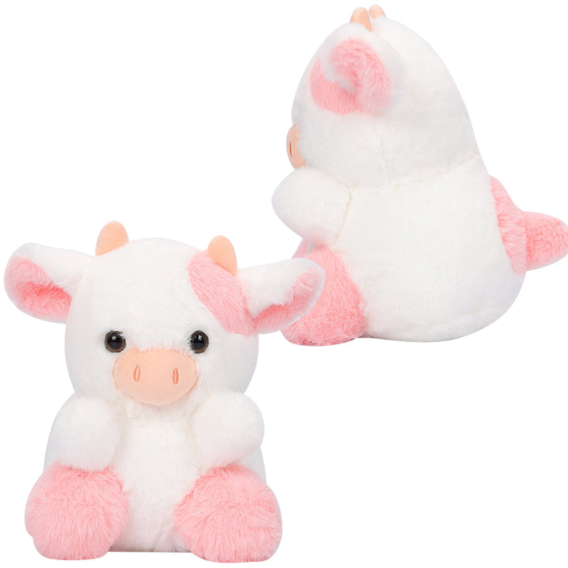 Belle Strawberry Cow Plush Toys Cartoon Animal Soft Stuffed Dolls For Kid Birthday Xmas Gift