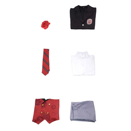 Black Butler Edogā·redomondo Cosplay Costume Outfits Halloween Carnival Suit