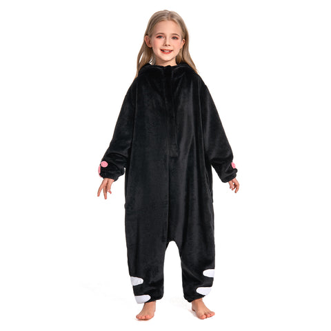Black Cat - child animal series onesie - OLAOLA Original designr
