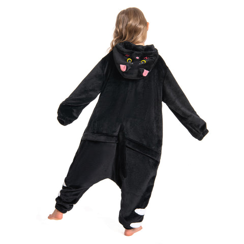 Black Cat - child animal series onesie - OLAOLA Original designr