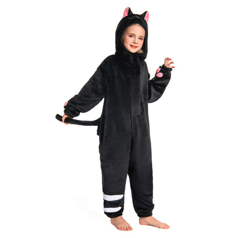 Black Cat - child animal series onesie - OLAOLA Original designr