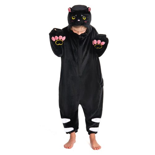 Black Cat - child animal series onesie - OLAOLA Original designr