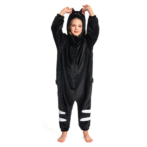 Black Cat - child animal series onesie - OLAOLA Original designr