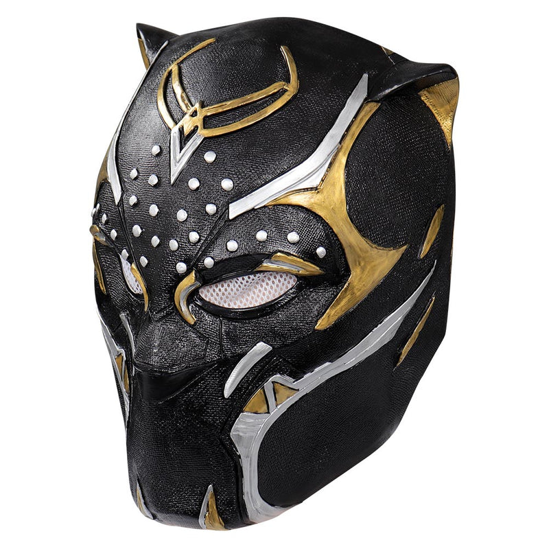 Black Panther: Wakanda Forever-New Black Panther Mask Cosplay Latex Masks Helmet Masquerade Halloween Party Costume Props