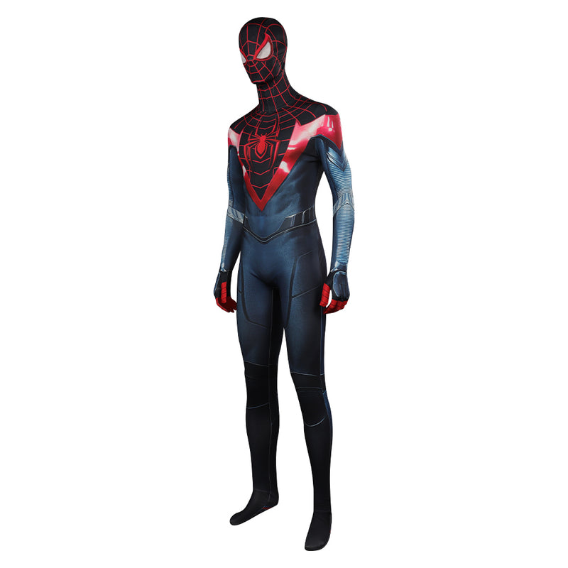 Black Wrinkle Cosplay Costume Outfits Halloween Carnival Party Disguise Suit Spider -Man Marvel Spider -Man 2