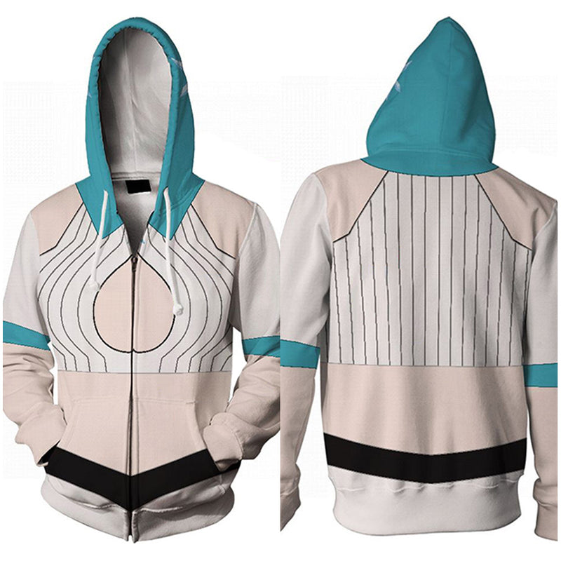 Bleach Inoue Orihime Cosplay Hoodie 3D Printed Hooded Sweatshirt Men Women Casual Streetwear Pullover Zip Up Jacket Coat