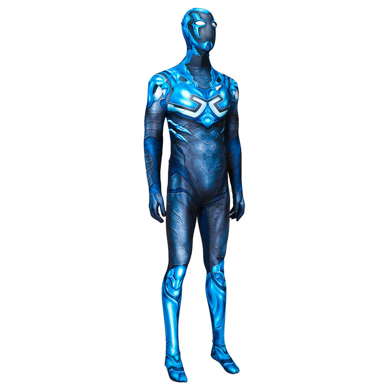 Blue Beetle Cosplay Costume Jumpsuit Outfits Halloween Carnival Party Suit