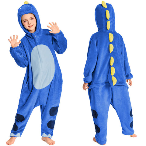 Blue Dinosaur - child animal series onesie - OLAOLA Original designr