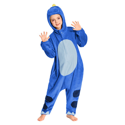 Blue Dinosaur - child animal series onesie - OLAOLA Original designr