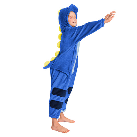 Blue Dinosaur - child animal series onesie - OLAOLA Original designr