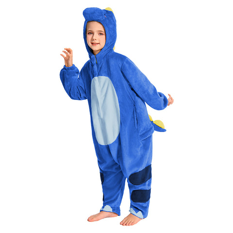 Blue Dinosaur - child animal series onesie - OLAOLA Original designr