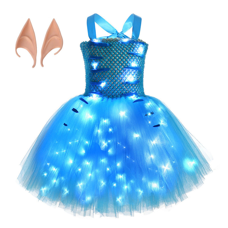 Blue Fairy Cosplay Costume Outfits Halloween Carnival Suit