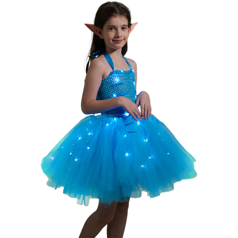 Blue Fairy Cosplay Costume Outfits Halloween Carnival Suit