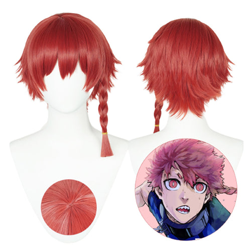 Blue Lock  Kurona Ranze Cosplay Wig Heat Resistant Synthetic Hair Carnival Halloween Party Props