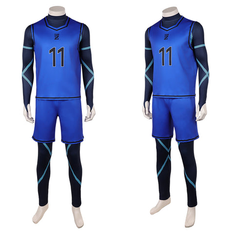 Blue Lock Isagi Yoichi Cosplay Costume For Adult Man Female Halloween Costume