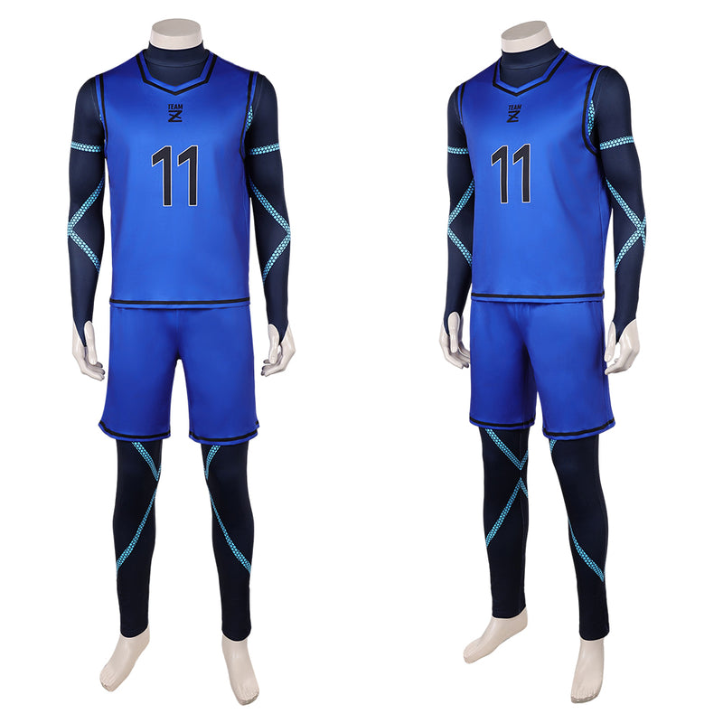 Blue Lock Isagi Yoichi Cosplay Costume For Adult Man Female Halloween Costume