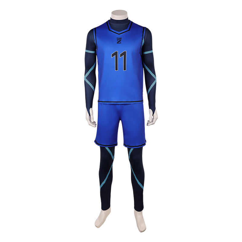 Blue Lock Isagi Yoichi Cosplay Costume For Adult Man Female Halloween Costume