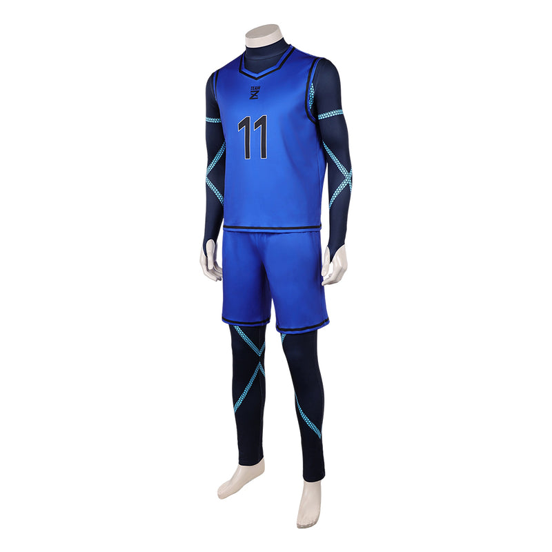 Blue Lock Isagi Yoichi Cosplay Costume For Adult Man Female Halloween Costume