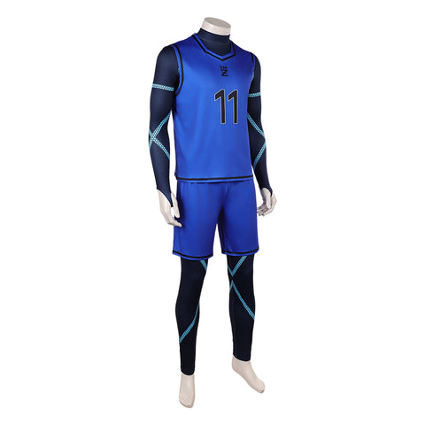 Blue Lock Isagi Yoichi Cosplay Costume For Adult Man Female Halloween Costume