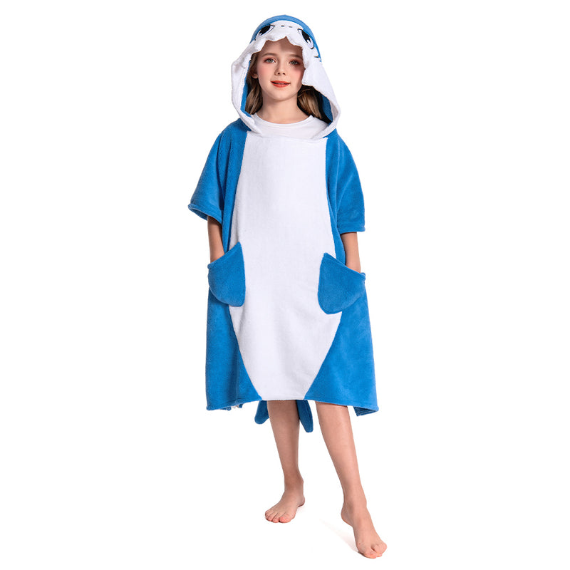 blue shark Children‘s Beach Towel