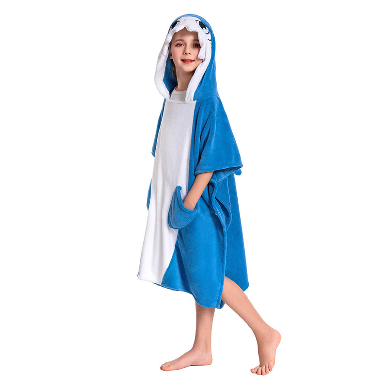 blue shark Children‘s Beach Towel