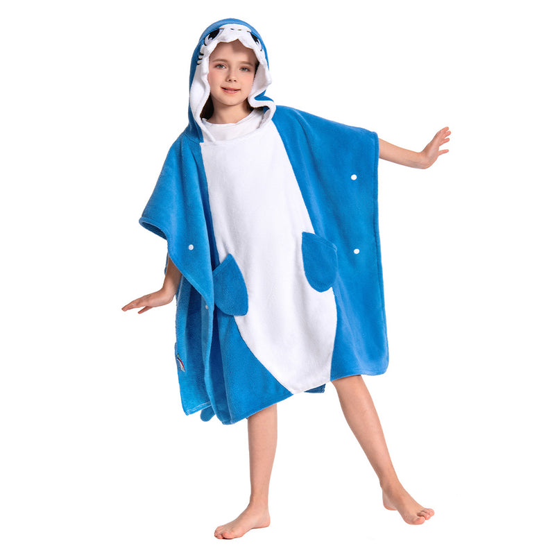 blue shark Children‘s Beach Towel