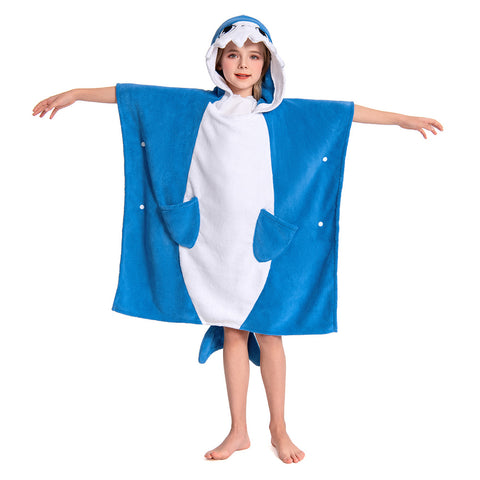blue shark Children‘s Beach Towel