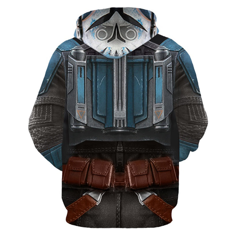 Bo-Katan Kryze Cosplay Hoodie 3D Printed Hooded Sweatshirt Men Women Casual Streetwear Pullover