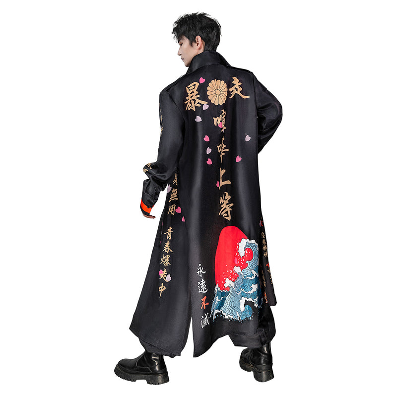 Bosozoku Kimono Cosplay Costume Coat Outfits Halloween Carnival Suit