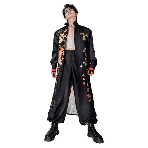 Bosozoku Kimono Cosplay Costume Coat Outfits Halloween Carnival Suit