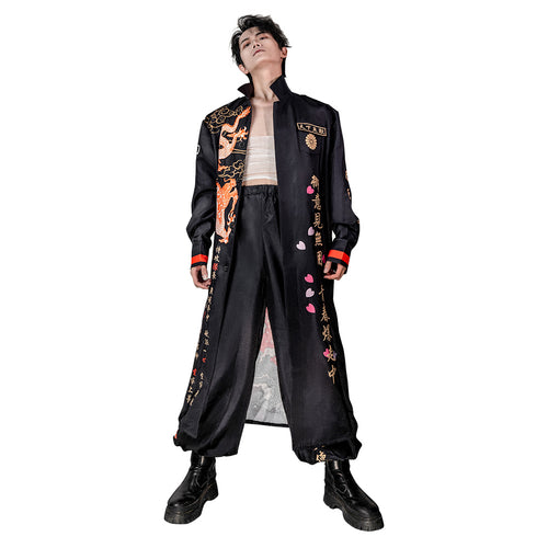 Bosozoku Kimono Cosplay Costume Coat Outfits Halloween Carnival Suit