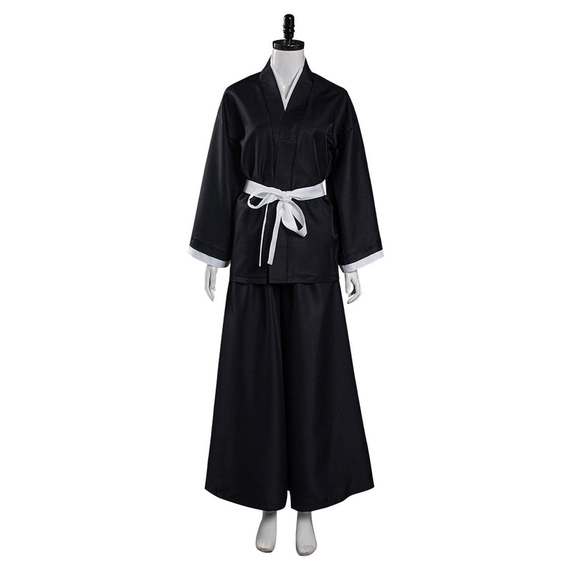 SeeCosplay Anime Men Black Japanese Kimono Costume Halloween Carnival Suit Cosplay