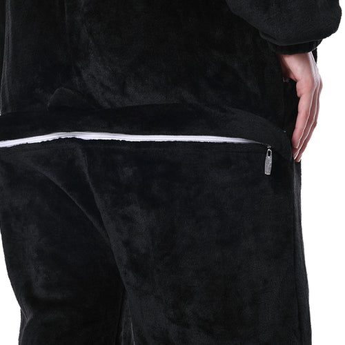 Cartoon Animal Penguin Pajamas Onesies Sleepwear Flannel Jumpsuits Outfits Halloween Carnival Suit