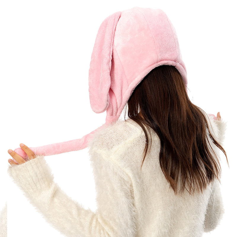Cartoon Animal Rabbit Cosplay Plush Cap Winter Hat Birthday Gifts