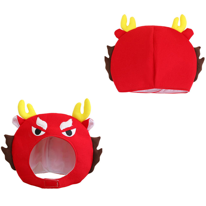 Cartoon Dragon Headgear Cosplay Hat Halloween Carnival Costume Accessories