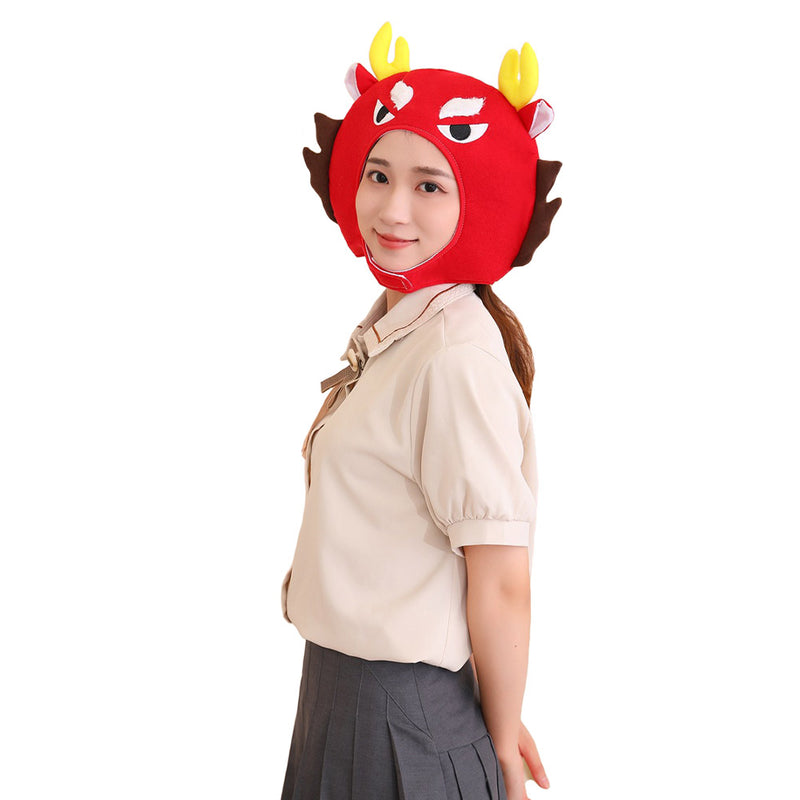 Cartoon Dragon Headgear Cosplay Hat Halloween Carnival Costume Accessories