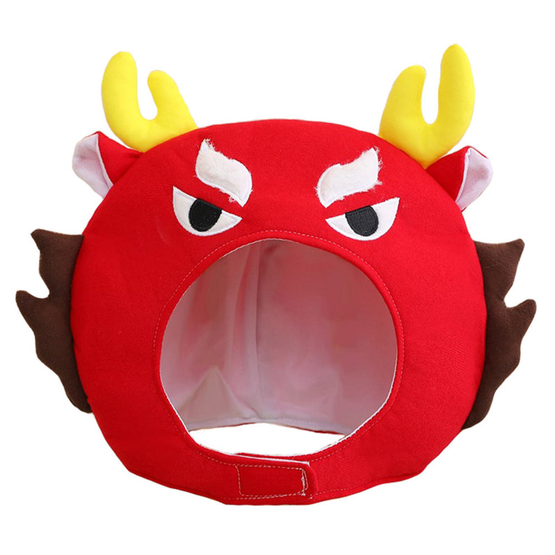 Cartoon Dragon Headgear Cosplay Hat Halloween Carnival Costume Accessories