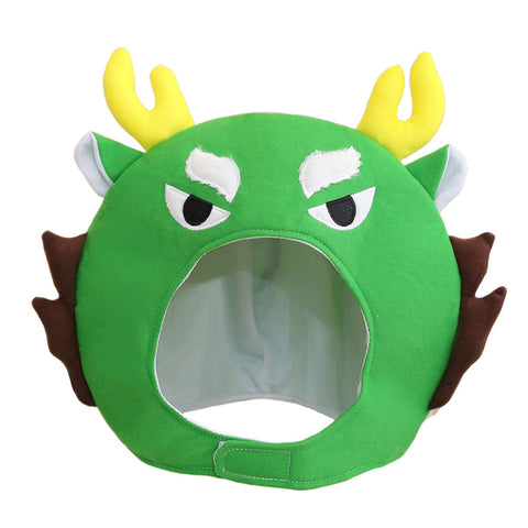 Cartoon Dragon Headgear Cosplay Hat Halloween Carnival Costume Accessories